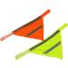 HIXNUG 2Pcs Pet Reflective Scarf Dog Triangle Bib High Visibility Warning Bandana Fluorescent Yellow Orange Scarf Bib for Night Walking (S) - Buy Online on GoSupps.com