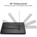 Handheld Hand Mirror for Salon and Barbershops - Portable Black Makeup Vanity Mirror with Handle - Buy Online on GoSupps.com
