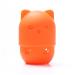Makeup Sponge Makeup sponge holders Cosmetic Sponge puff Storage Box Portable travel washable Environmentally Silicone Makeup tool accessories Makeup Sponge Holder(Deep orange)