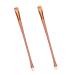 Baluue 2pcs Eyeliner Brush Eye Cosmetics Brush Travel Makeup Brush Angled Eyebrow Brush Flat Brush Plastic