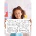 Kids' Animal World Drawing Roll - DIY Painting Paper Roll for Coloring and Sticky Wall Stickers - Buy Online on GoSupps.com