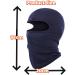 Lexicanmhs Kids Storm Hood & Balaclava - Windproof Face Mask for Summer Cycling - UV Protection for Girls (Gray & Navy) - Buy Online on GoSupps.com