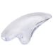 Verdant Touch Gua Sha Platte made of natural resin junkyard facial meridian detox massage Guasha plate for thin face 180 mm long black