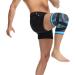 NUCAMPER Kniebandage Knee Support for Men & Women - Compression with Patella Gel & Spring Stabilizers for Pain Relief Meniscus Tear ACL Arthritis - Blue M - Buy Online on GoSupps.com