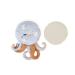 KALOO Petit Calme Orange Octopus Plush Toy - 29 cm Soothing Heat Cushion for Babies - Soft Removable Cover - Ideal from Birth - Buy Online on GoSupps.com