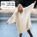 Shop Trekki Oversized Hoodie: Plush Flannel Ceiling Hoodie Soft Warm Blanket Sweater for Men & Women - Zippered Dark Gray Cuddly Comfort - Buy Online on GoSupps.com
