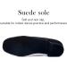 HIPPOSEUS Men's Ballroom Dance Shoes Latin Tango Rumba Low Heel - Black Suede Sole | Model M2 7.5 - Buy Online on GoSupps.com