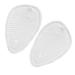 FRCOLOR 4 Pairs Decompression Gel Inserts Shoe Pad Cushion Half Insoles Shoe Inserts Plantar is Transparent 9.7x6.5cm
