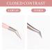 Professional Eyelash Extension Tweezers - Stainless Steel Pink Elbow Design | Tongs of the Queen - Perfect for Lash Applications - Buy Online on GoSupps.com