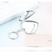 Portable Folding Metal Compact Mirror Keychain - Set of 4 | Travel Mini Makeup Mirror with Key Ring - Heart Shaped - Buy Online on GoSupps.com