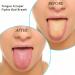 Buy Stainless Steel Tongue Scraper - Bad Breath Fighter & Oral Care Essential | Travel-Friendly Rose Gold Tongue Cleaner - Buy Online on GoSupps.com