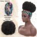 Buy 10 Inch Synthetic Buns Boy Wig - Hair Accessories for Girls & Black Women | Afro Puff Ponytail - Buy Online on GoSupps.com