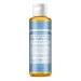 Dr. Bronner's - Pure-Castile Liquid Soap (Baby Unscented  4 Ounce) - Made with Organic Oils  18-in-1 Uses: Face  Hair  Laundry  Dishes  For Sensitive Skin  Babies  No Added Fragrance  Vegan  Non-GMO Unscented 4 Fl Oz (Pa...