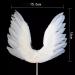 5 Pcs Angel Wing Cake Toppers White Feather Cupcake Topper Happy Birthday Party Cake Decor Baby Shower Cupcake Toppers Anniversary Wedding Cake Decorations - Buy Online on GoSupps.com