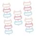 Beaupretty 15 STK Massage device brushes the scalp head scratch face muscle scraps scalp massage head massager tool hairbrush scalp scratches universal peeling brushes pebbles