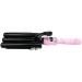 The Waver, 3 Barrel Curling Iron Hair Waver Adjustable to 430 Degrees, Auto Shut Off, 25mm Ceramic Crimper Iron LCD Display, Curling Wand, Triple Hair Curler