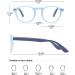 Buy Koosufa Retro Round Reading Glasses for Men & Women - Anti-Fatigue Full-Rim Glasses with Feder Hinges | Strengths 0.0 to 3.5 - International Shipping Available - Buy Online on GoSupps.com