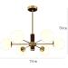 E14 Nordic Luxury Light Walnut All Copper Chandeliers American Creative Magic Bean Chandeliers for Living Room Study Room Bedroom Dining Room Model-Copper and Walnut 78 * 59cm Rame E Noci 78*59cm - Buy Online on GoSupps.com
