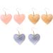 Buy Feyley Earrings - 3 Pairs Korean Fashion Minimalist Hook Vintage Y2K Peach Heart Party Jewelry for Women & Girls - Buy Online on GoSupps.com
