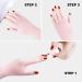 Unaone 2 Pairs Anti UV Gel Manicure Gloves - Pink | Nail Lamp Light Protection - Buy Online on GoSupps.com