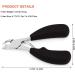INSGB - Nail Clippers Manicure Set for Thick or Ingrown Toenails Baby Nail Clippers Nail Cutter Toe Nail Clippers for Thick Nails Pedicure Sets for Feet Nail Kit (Half Moon Blades - Buy Online on GoSupps.com