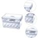 Yardenfun 1pc Egg Storage Box Eggs Food Container Refrigerator Egg Storage Organizer Stackable Tray re-usable - Buy Online on GoSupps.com