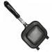 Zerodeko Breakfast Pan Skillet Mini Waffle Mini Grill Waffle Maker Burger Buns Toast Non Stick Pan Evil Eye Cup Milk Heating Pot Tortilla Maker Sandwich Cooker Household Mold Aluminum Alloy