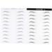 FOMIYES 6 Sheets Makeup Stickers Black Stickers 6d Eyebrow Stickers Transfer Stickers Modify The Lazy 3d - Buy Online on GoSupps.com