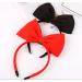 Hair Band Bow Headbands Headdress Bowknot Hair Bands Big Bow Halloween Hair Hoop Hair Accessories for Cosplay Costume Decor (Black) - Buy Online on GoSupps.com