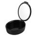 Verdant Touch Denture Container Eco-Friendly PP Denture Cup for Elderly Lightweight Portable Odorless Black