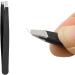 KINGMAS Stainless Steel Eyebrow Tweezers Set of 5 with Travel Case - Perfect for Brow Shaping and Ingrown Hair Removal (Black) - Buy Online on GoSupps.com