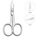 LIVINGO Premium Stainless Steel Nail Scissors - Multi-purpose Grooming Kit for Manicure, Pedicure, and Beauty Care - 3.5 inch Silver - Buy Online on GoSupps.com