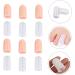 SEWOART 6 Pairs Toe Splitter Foot Protectors - Toe Sleeves for Hammer Toes and Ingrown Nails - High Heel Toe Caps for Pain Relief - Buy Online on GoSupps.com
