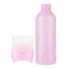 Hair Oiling Applicator Root Comb Applicator Bottle Oil Applicator For Hair Dye Hair Dye Applicator Brush 3 Pack For Hair Root Comb Color With Graduated Scale Hair Color Applicator Bottles Pink