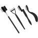 Eyelash Comb Set Stainless Steel Teeth Edge Protecting Design for Girls Women Portable Makeup Tool - Buy Online on GoSupps.com