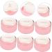 6pcs Baby Powder Puff Set | Travel-Friendly Body Powder Dispenser with Puff | Empty Pink Powder Container - Buy Online on GoSupps.com