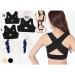 ciyeu Ladies Women Adjustable Shoulder Back Posture Corrector Chest Brace Support Belt-Black-L - Buy Online on GoSupps.com