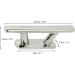 Aeafaryne 316 Stainless Steel Boat Cleat: 6 inch Heavy Duty Marine Mooring Bollard Dock Cleat - Buy Online on GoSupps.com
