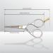 German Steel Rounded-Tip Scissors - 4.2" Hammer Forged Stainless Steel Grooming Scissors for Beard Mustache Nose & Ear Hair Trim - Professional Quality - Silver - Buy Online on GoSupps.com