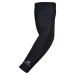 CompressionZ Compression Arm Sleeves for Men & Women UV Protection Elbow Sleeve Black 1p L