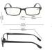2 Pair Black Computer Reading Glasses 1.25x | UV Protection, Anti Blue Rays, Anti Glare & Scratch Resistant - Buy Online on GoSupps.com