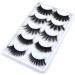 LALAFINA 5 Pair Luxury False Eyelashes 3d Flexible False Lashes Dramatic Eyelashes Reusable Fake Eye Lashes Magnetic Eyelashes False Strip Eyelashes Artificial Beauty Tools - Buy Online on GoSupps.com