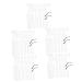 Lurrose glasses 100 pairs of glasses anti-slip cover glasses holder holes ears ears for silicone glass ear pads glasses earrings glass ear pads child white pebble gel bracket