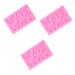 3pcs Silicone Soap Mold Resin Silicone Molds Dumplings Storage Nonstick Silicone Moulds Resin Moulds Silicone Molds for Soap Cookie Cutters DIY Soap Mold Polymer Clay Chocolate Size 1x3pcs Pinkx3pcs