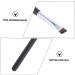 Beavorty 24 pcs Angled eyebrow brush flat concealer brush Makeup Applicator Brush Foundation Brush travel mix 17.5X0.2cmx2pcs Blackx2pcs - Buy Online on GoSupps.com