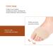 Bunion Corrector Gel Sleeve for Metatarsal Pain Relief - Open Toe Compression Socks for Foot Care - Size Large - Buy Online on GoSupps.com