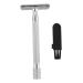 Frcolor Rostfrei Handrasier Double razor Bartschneider for men double cutting edge for men manual razor safety razor Bartschneider Long-lived razor tool set white 1 piece (1 Pack)