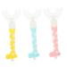 Plafope 3 pieces of children's toothbrush children oral clean tool children mouth cleaning tools silicone toothbrush children's toothbrushes children's tooth cleaner u shared toothbrush children and