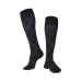 Touch Men's Dress Socks Graduated Compression Business Casual Wear Knee High Muscle Support Recovery Black X-Large (15-20 mmHg)