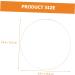Lurrose Round Acrylic Sheet Key Fob Acrylic Board Cutting Circle Blanks Acrylic Circle Blanks Wafer Signage Transparent 25X25CM - Buy Online on GoSupps.com